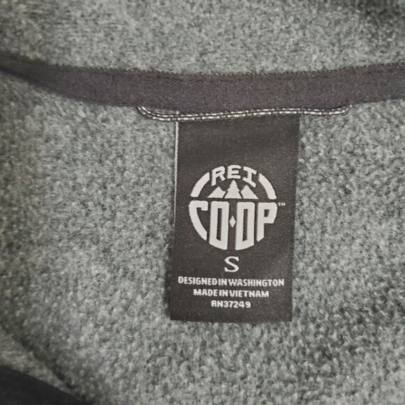 REI | Co-Op 1/4 Zip Pullover Lightweight Fleece Jacket Sweater - Picture 5 of 8